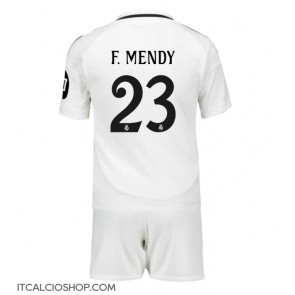 Real Madrid Ferland Mendy #23 Prima Maglia Bambino 2024-25 Manica Corta (+ Pantaloni corti)